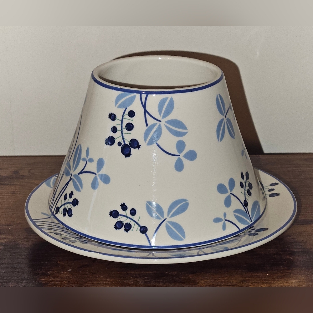 Yankee Candle Lamp Shade And Plate.